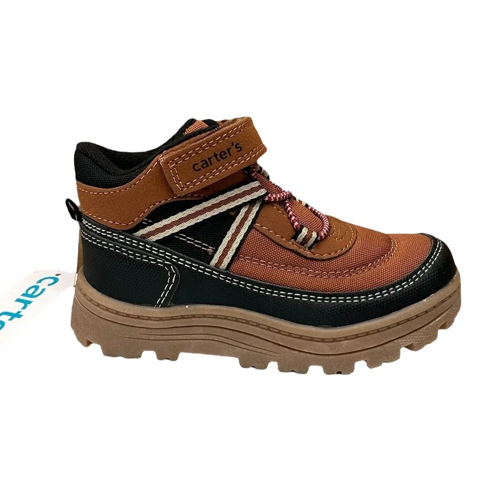 Carter's Donner Toddler Boy's Slip-on Sporty Boot Size 9 Brown/Black‎ Shoes
